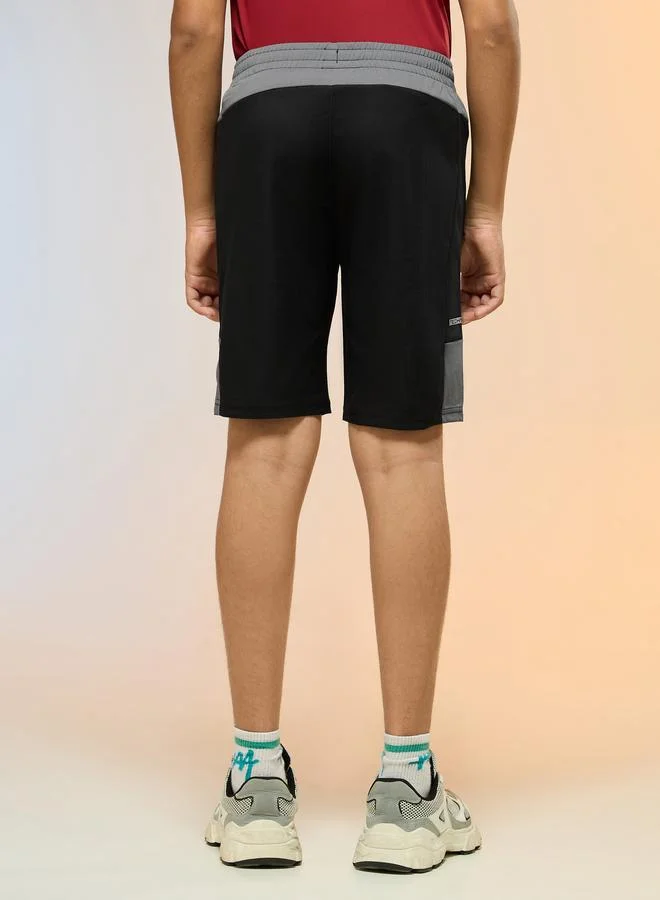 Technosport  Boys Slim Fit Sports Shorts With Ts Flexi for Men | Best Price UAE